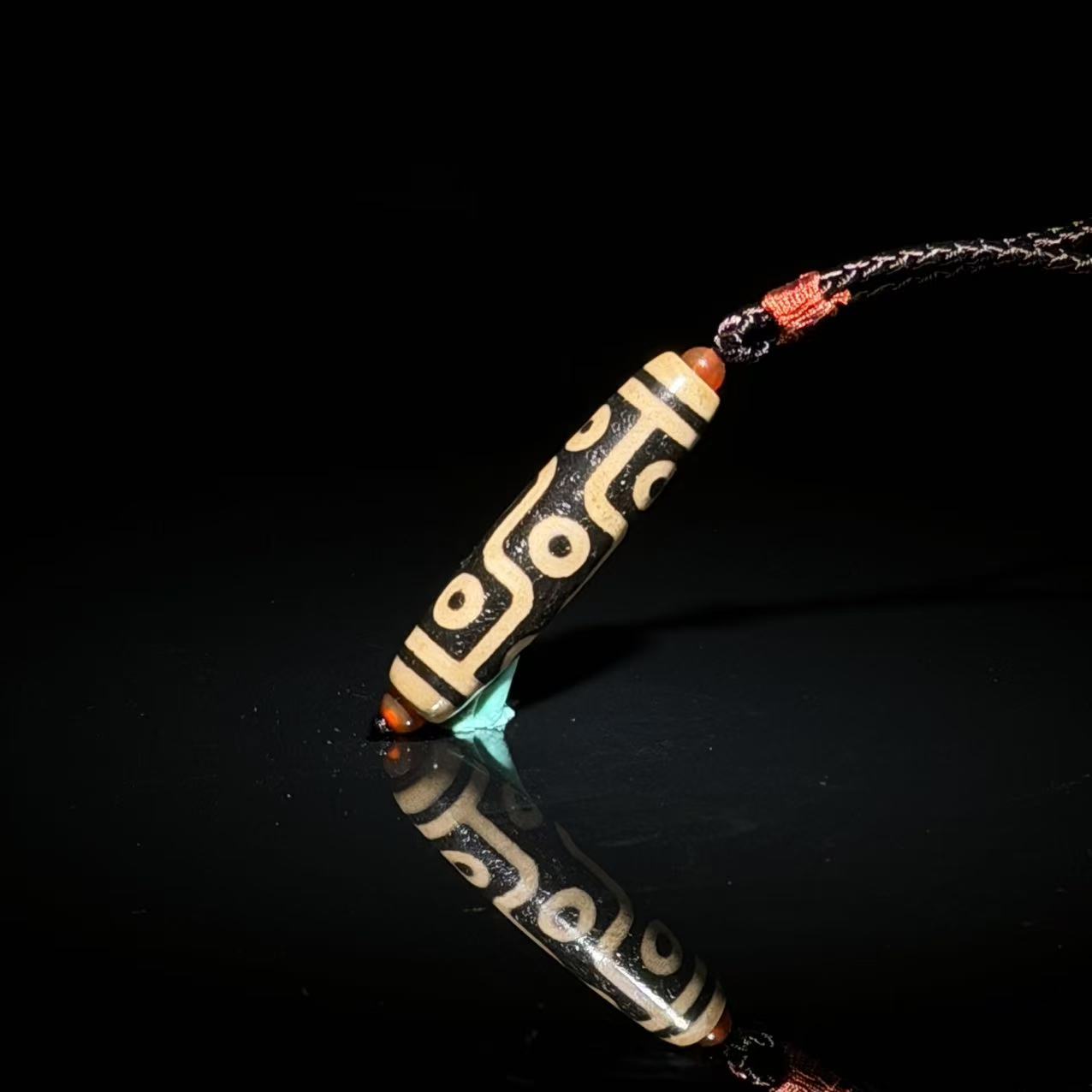 G53【九眼】早期藏区天然至纯九眼玛瑙-17.44g-BY110301000061