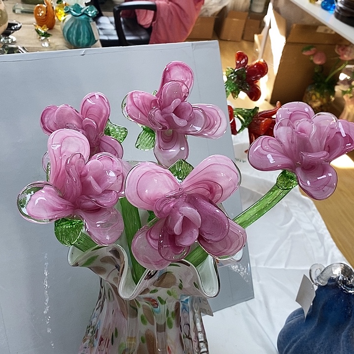 5支玫瑰花高45厘米宽12厘米