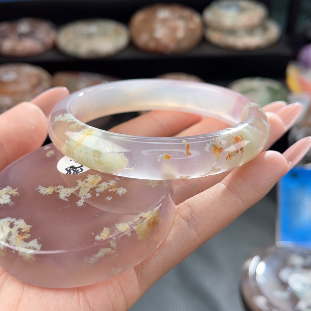 石英质玉手镯未镶嵌光**丈60