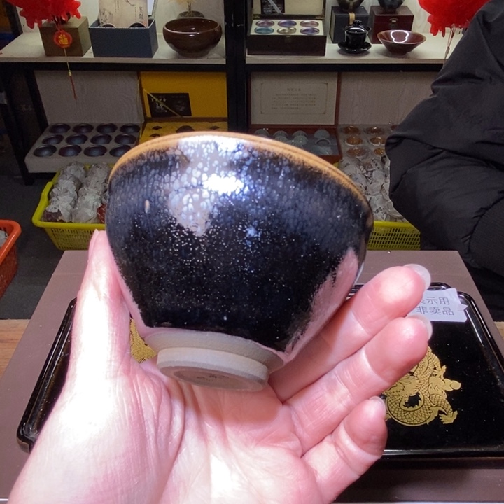 茶盏不带礼盒，建盏主人杯