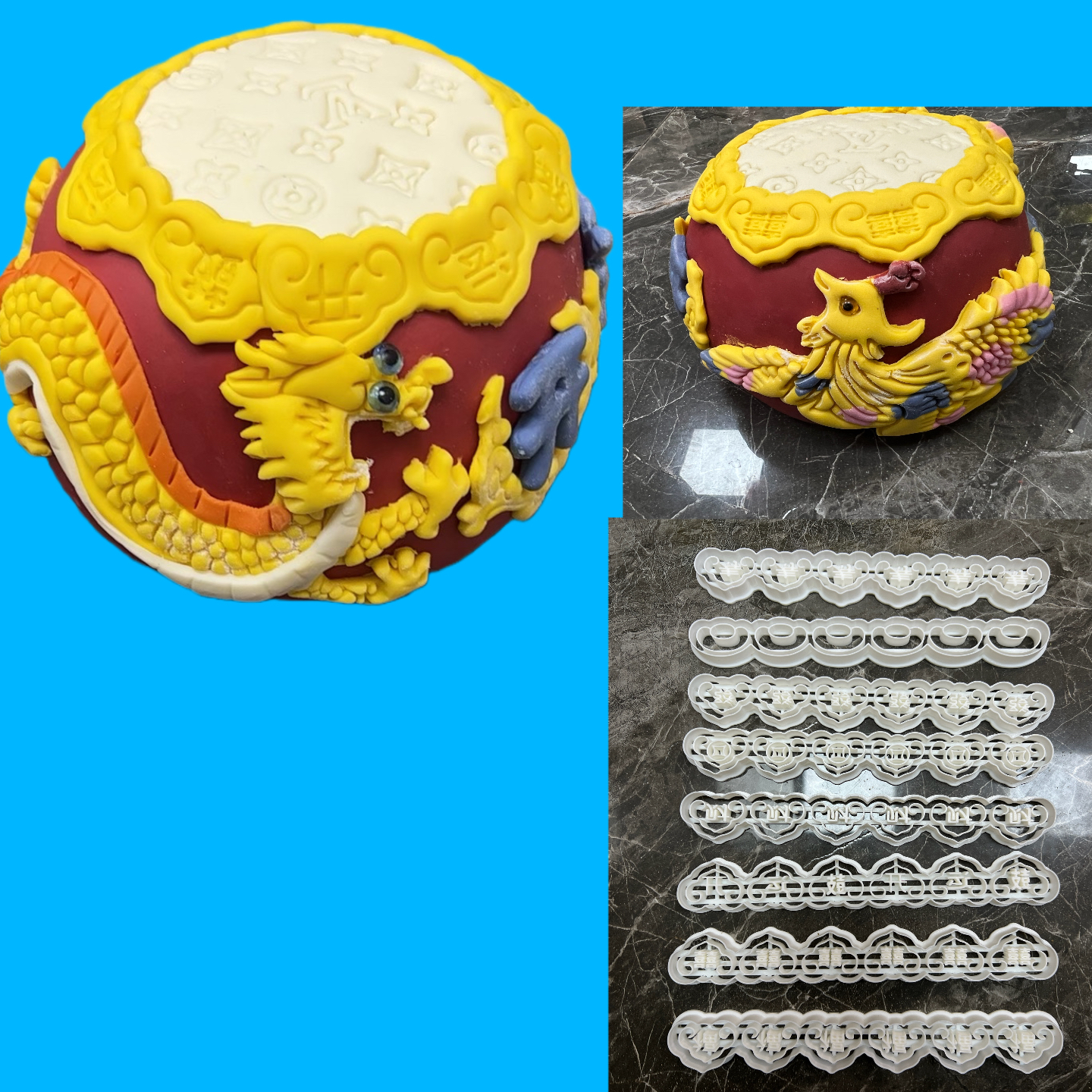 开运鼓围边压边模具底盘贴边模具量产模具馒头模具花饽饽花馍烘焙