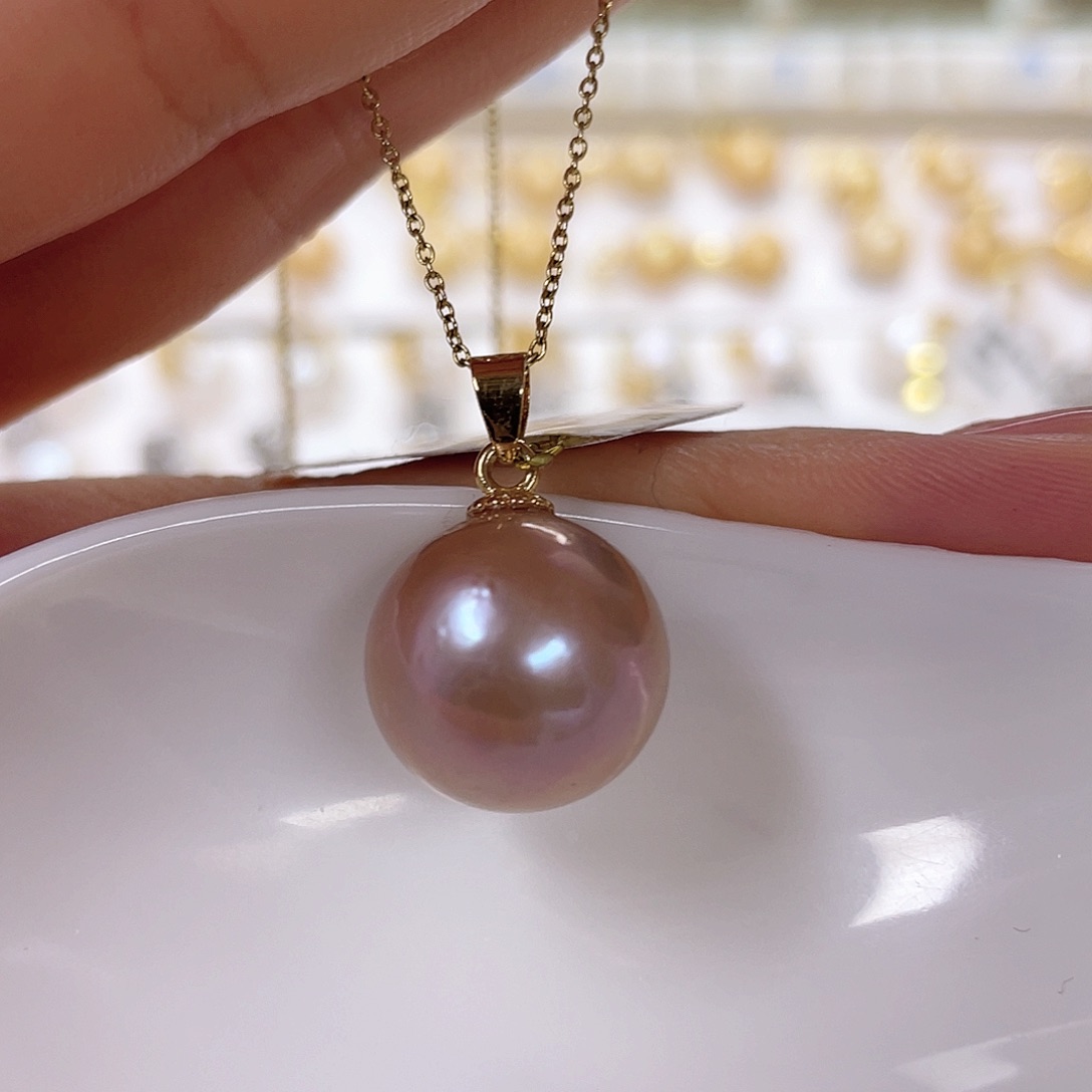 淡水珍珠未镶嵌吊坠(赠链)