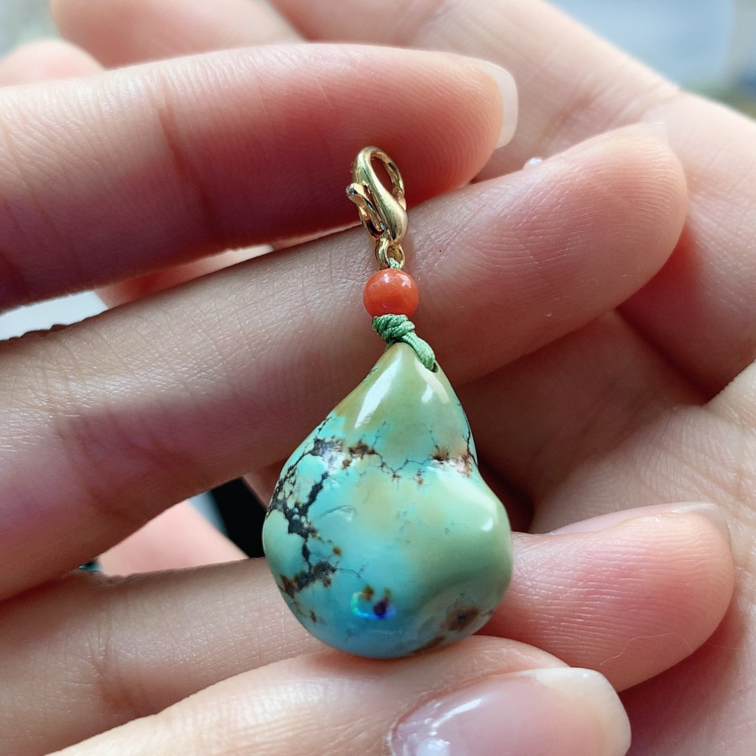 未镶嵌绿松石珠宝奇石