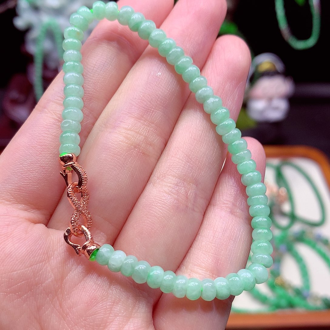 未镶嵌手链翡翠翡翠