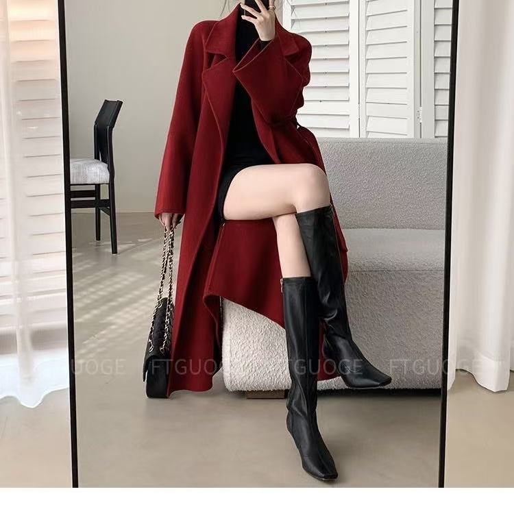 201-400【微瑕】秋冬加厚毛呢外套女士呢子大衣