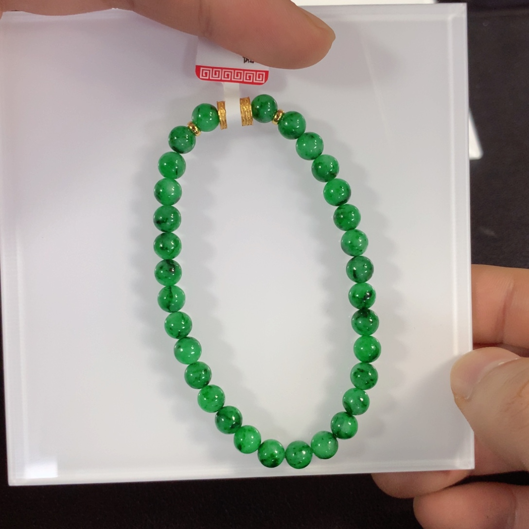 翡翠未镶嵌颈饰手串