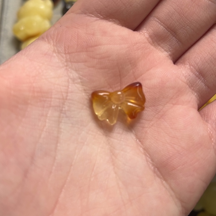 琥珀颈饰未镶嵌天然蜜蜡配件