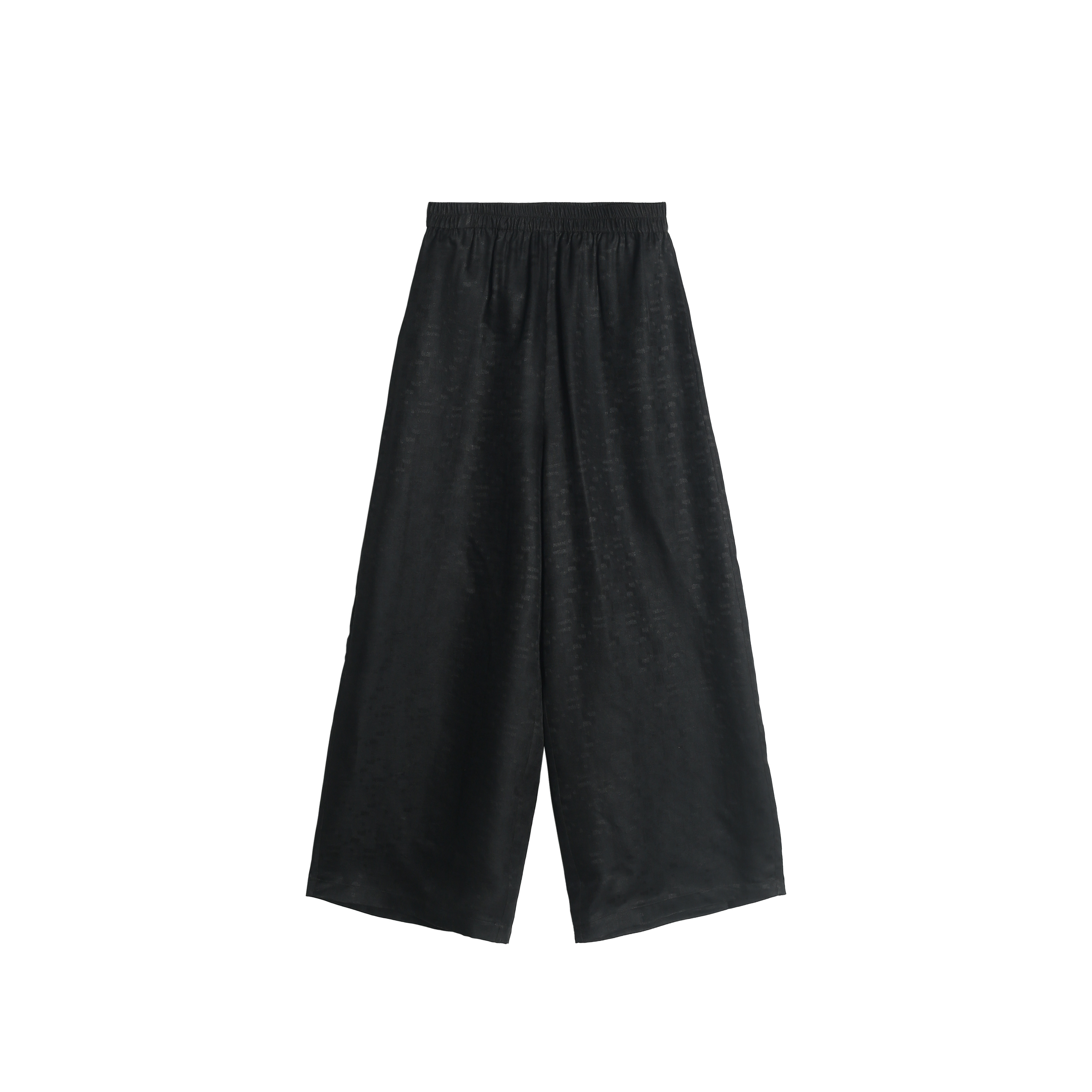 【写意人生】100蚕丝提花香云纱 松弛感中式国风休闲阔腿裤25QY802