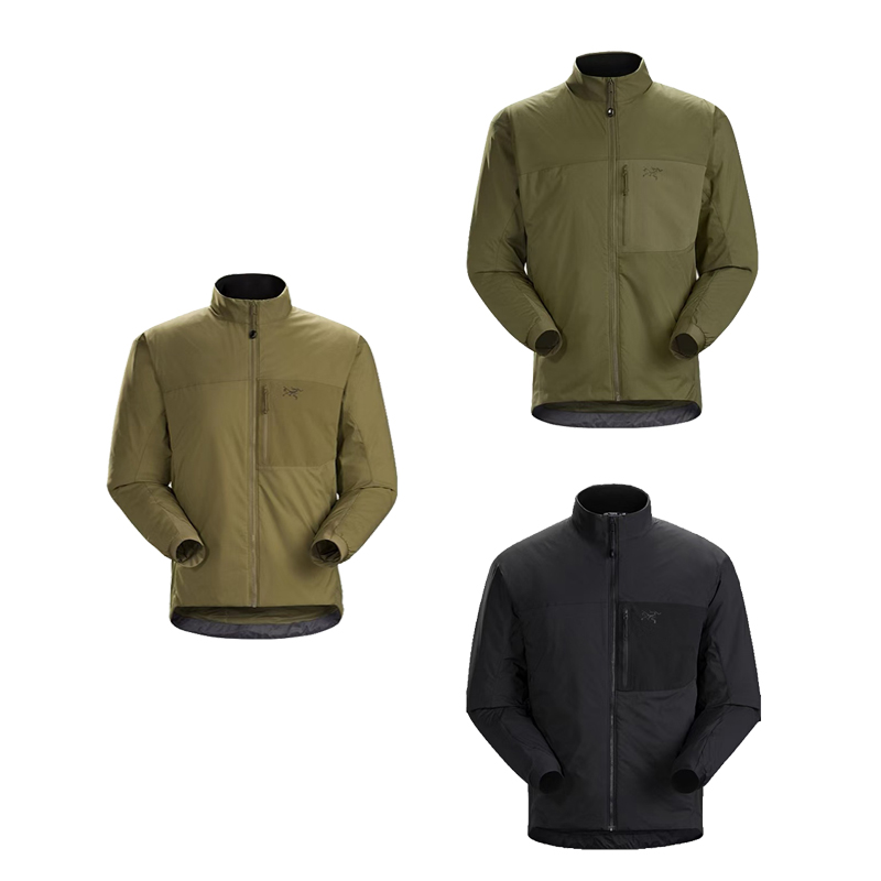 Arcteryx 始祖鸟军鸟ATOM系列 Leaf atom 立领 纯色连帽防风棉服