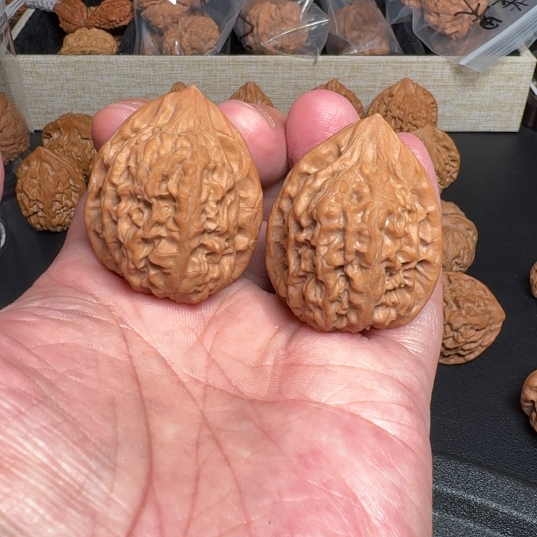 吊坠文玩核桃邢台野生鸡心 尺寸35