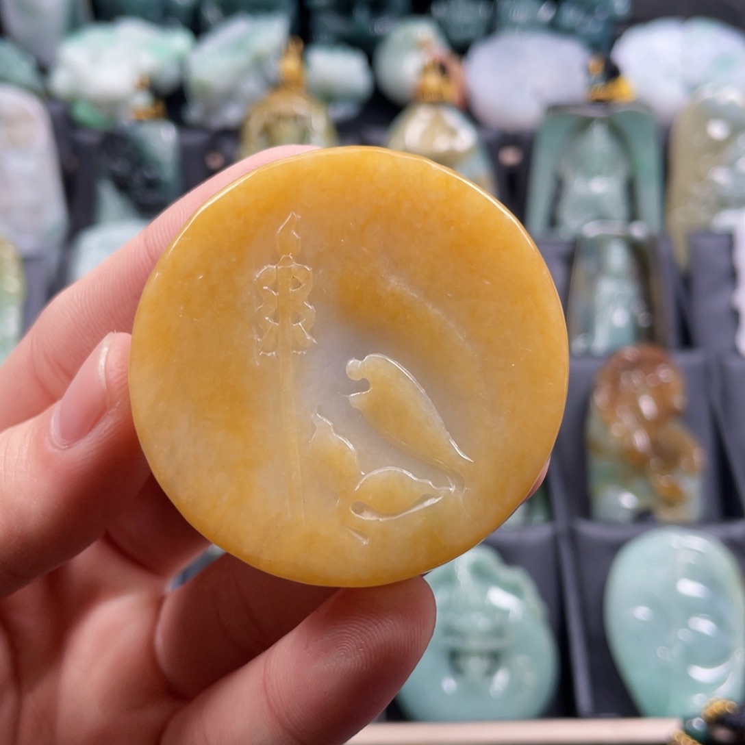 颈饰未镶嵌翡翠翡翠