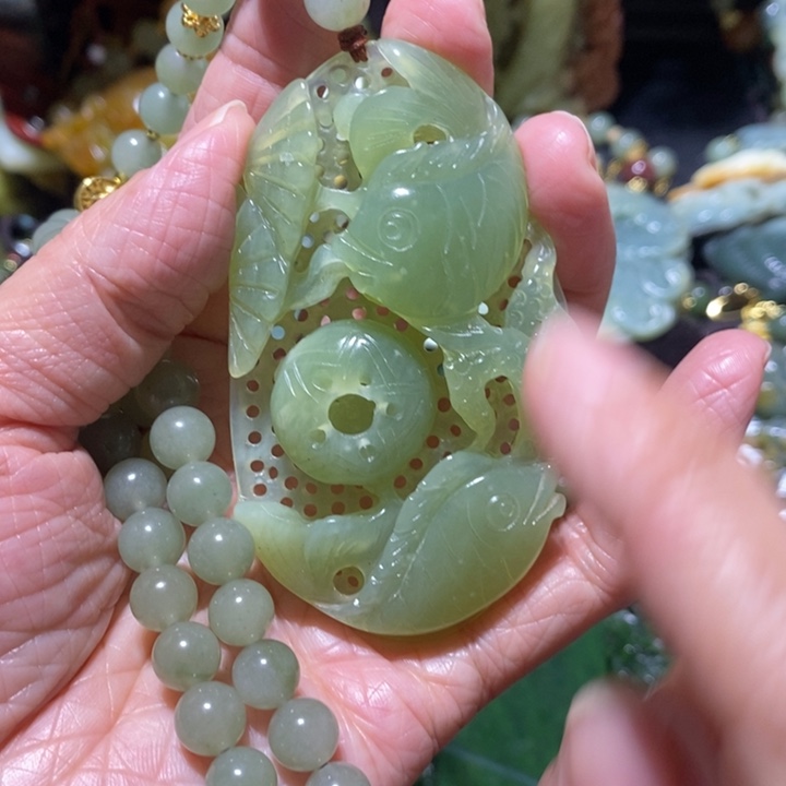 岫玉岫玉吊坠未镶嵌