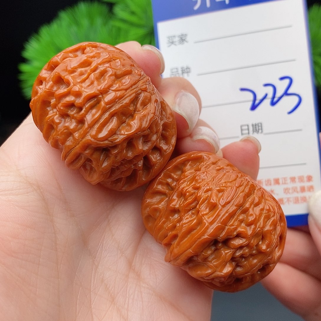 文玩核桃把件41山地磨盘223