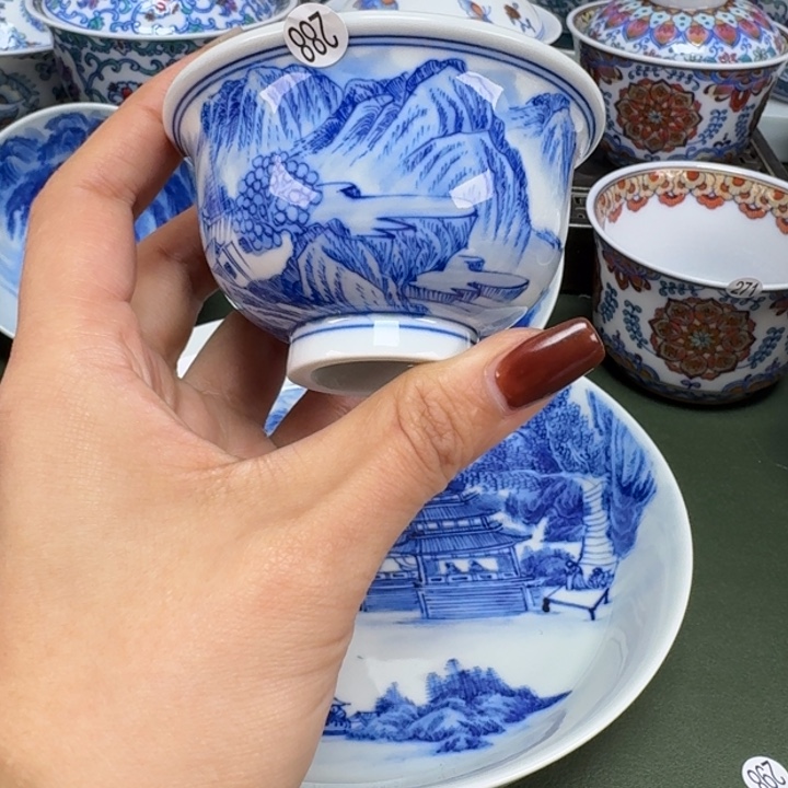 沙沙s手工手绘茶具288