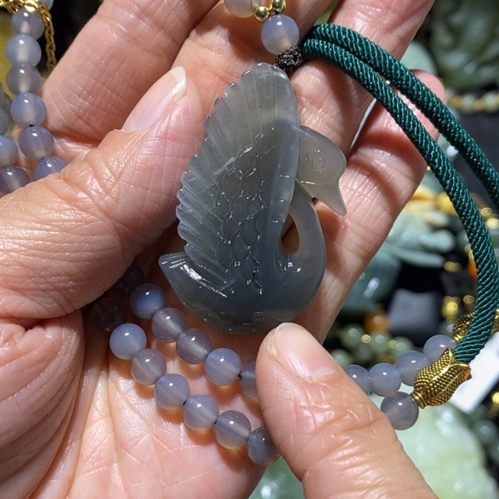 岫玉岫玉吊坠未镶嵌