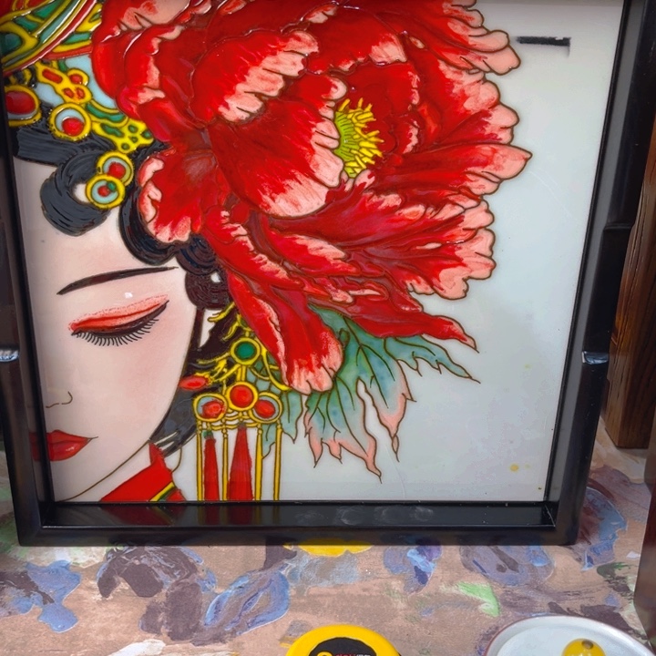 陶瓷瓷板画艺术作品瑕疵