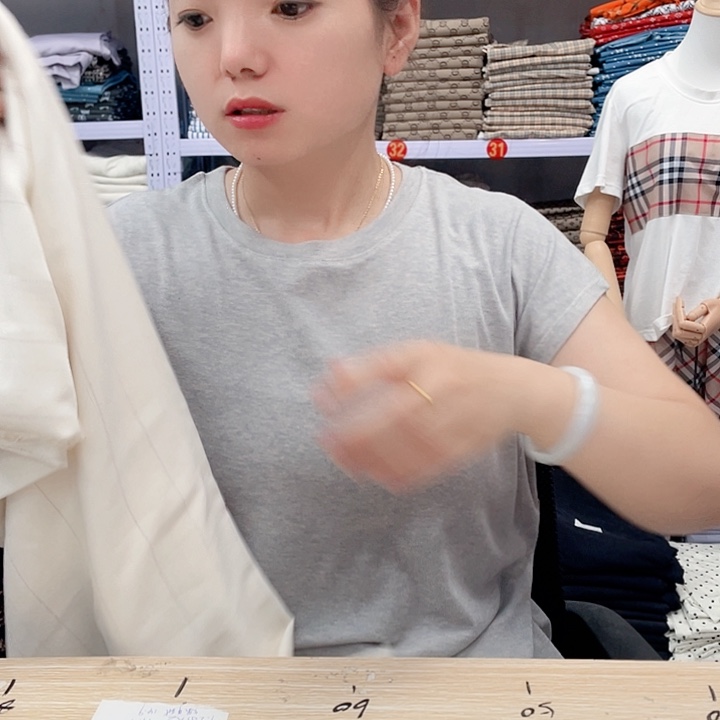 棉透气棉白色花罗一米