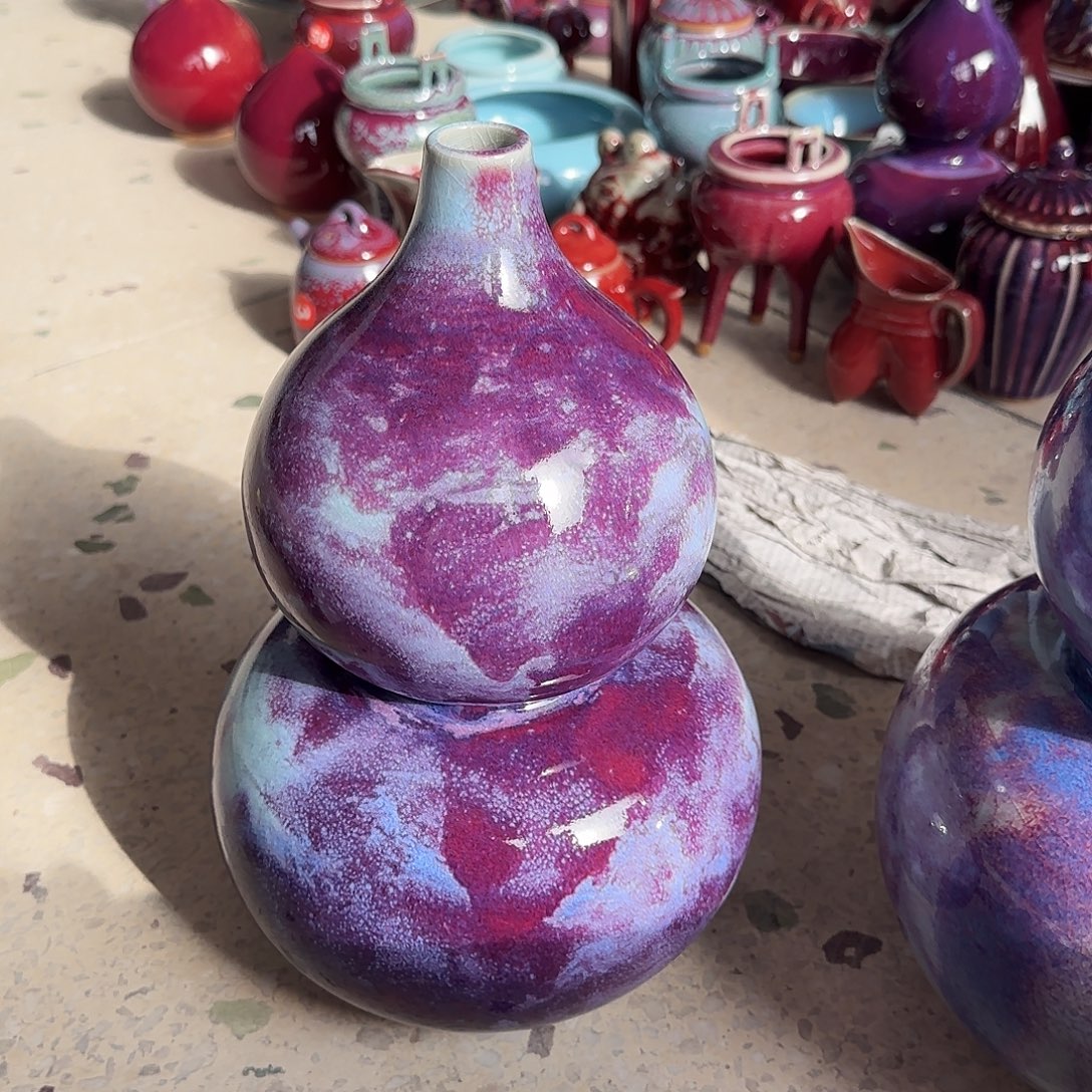 陶摆件郑家钧窑摆件