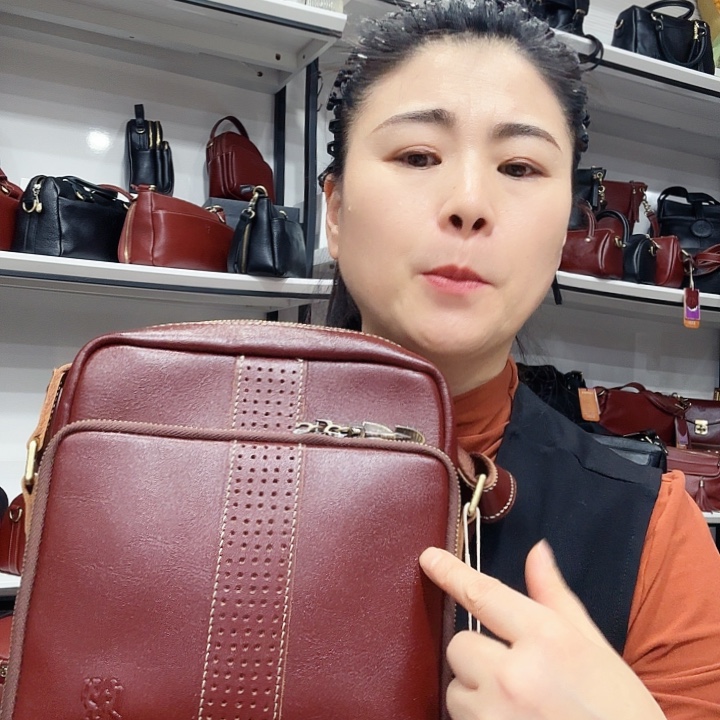 头层牛皮099棕色包包