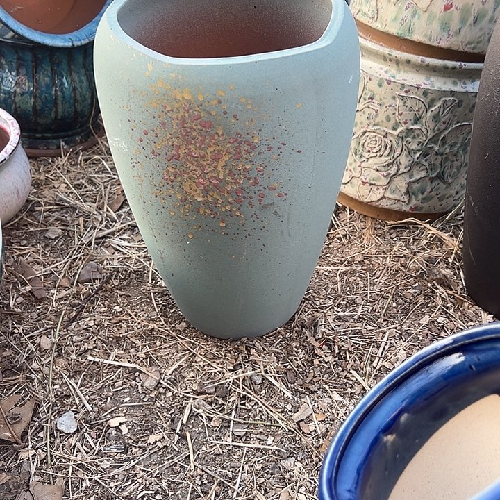 紫砂花盆高度30口19           