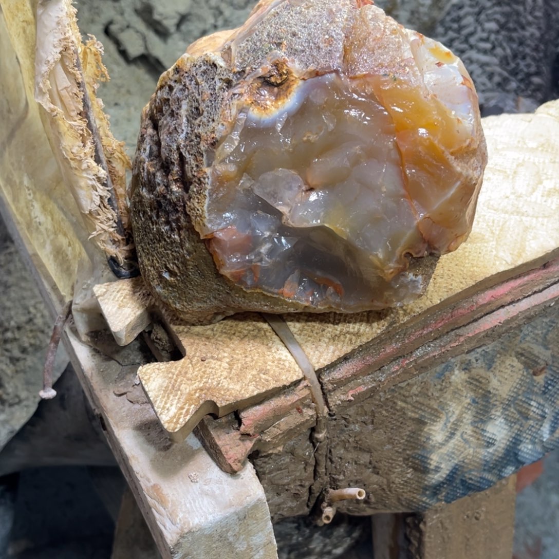 旋***%定制玛瑙天然玛瑙手镯原石