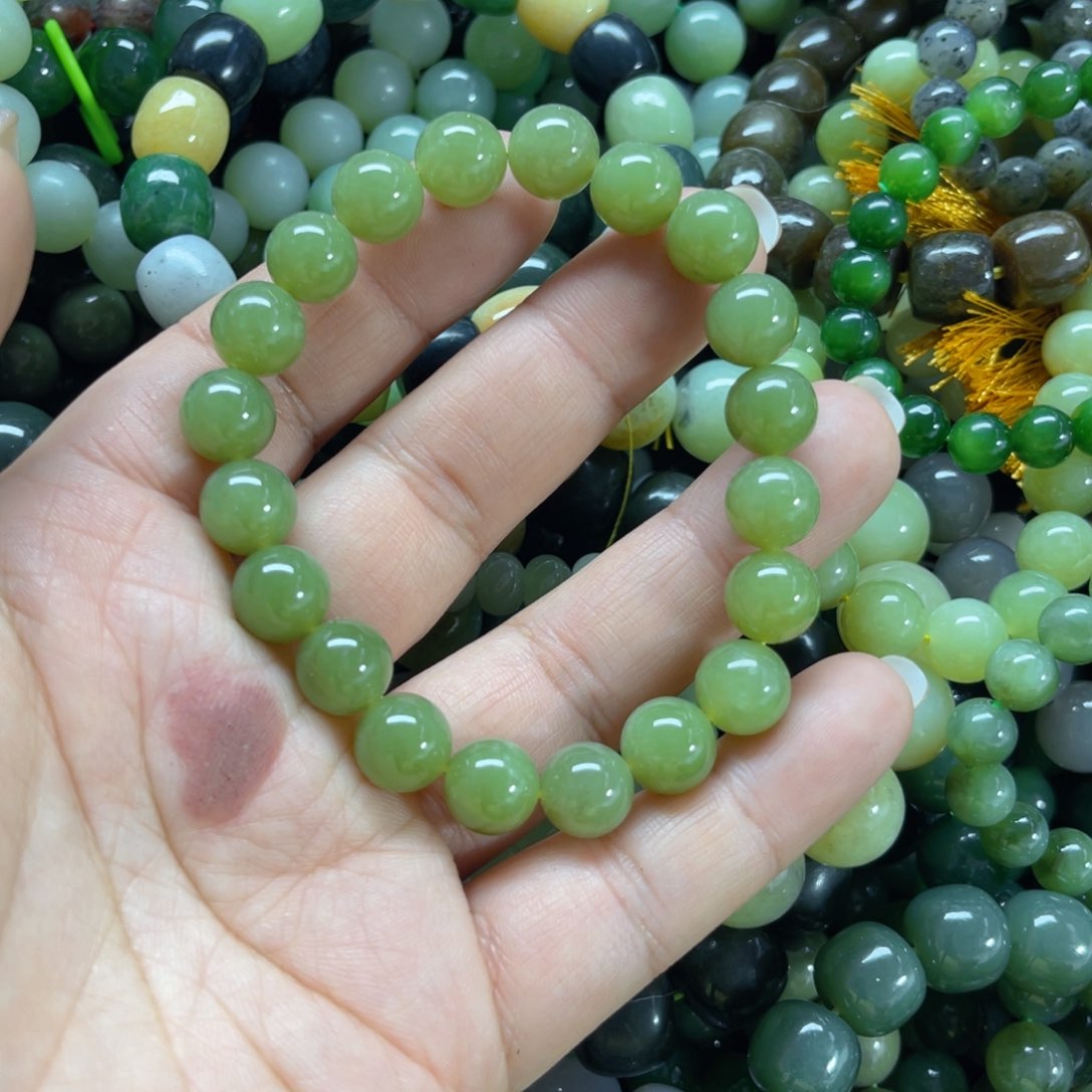 和田玉手链未镶嵌