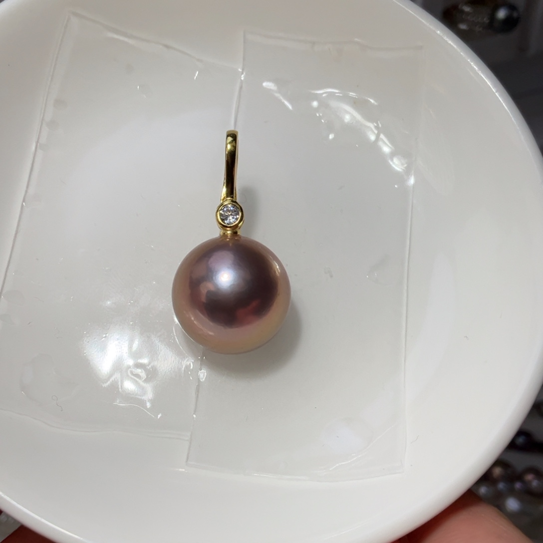 雨***璐银S925镶嵌颈饰淡水珍珠