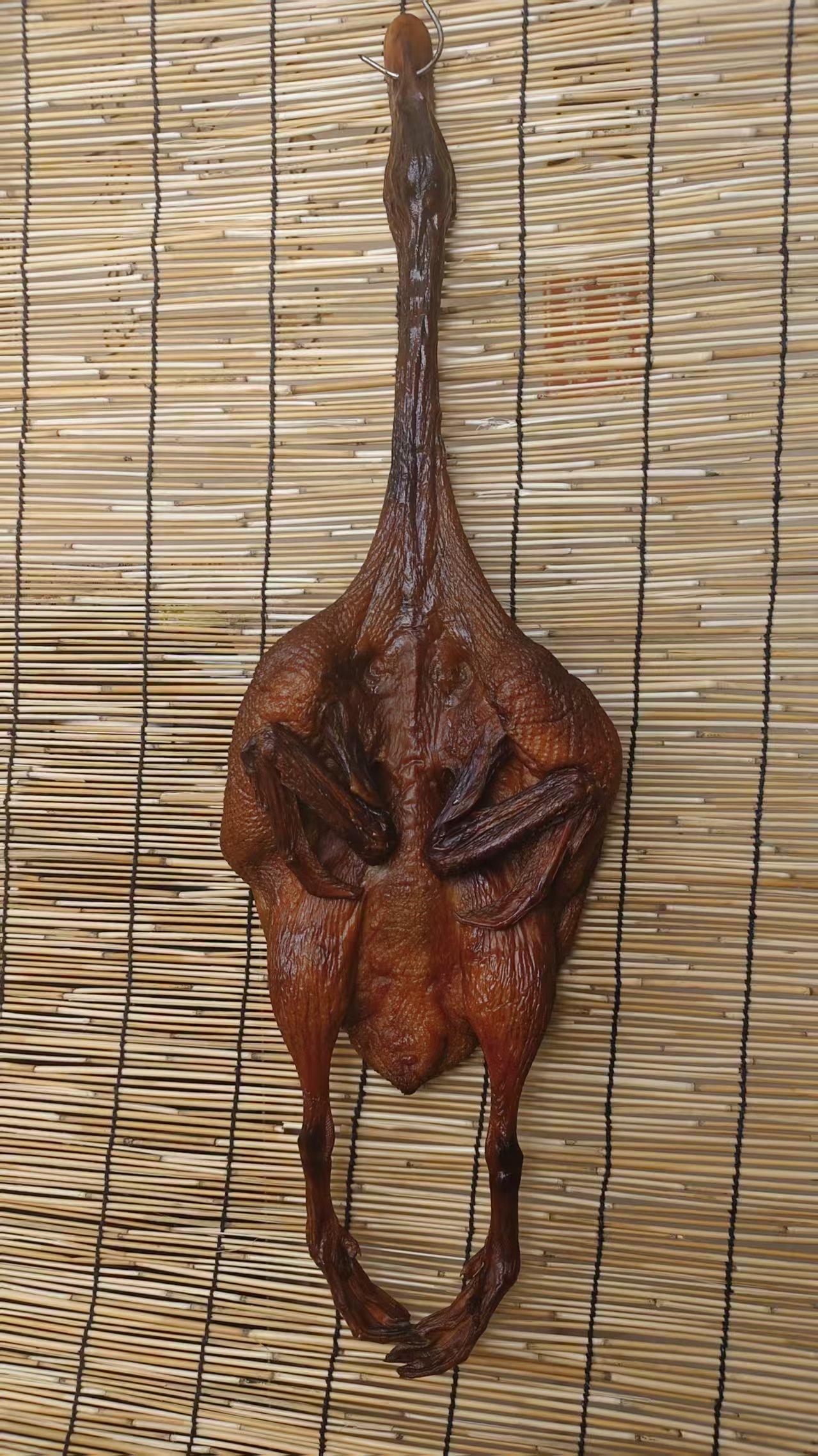 四川宜宾竹海烟熏腊板鸭一整只1150g五香口味
