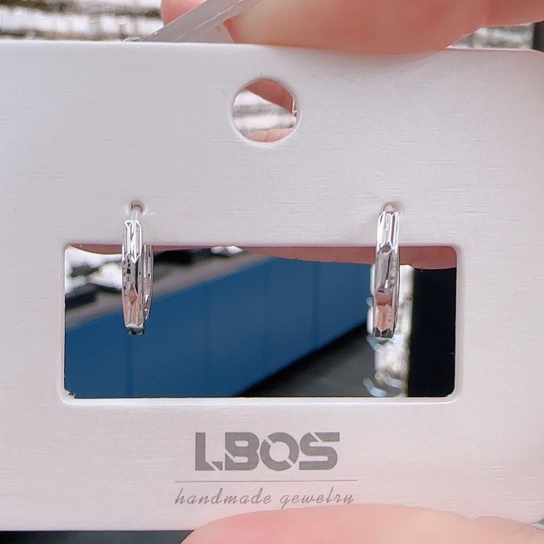 锆石铜合金925银耳环