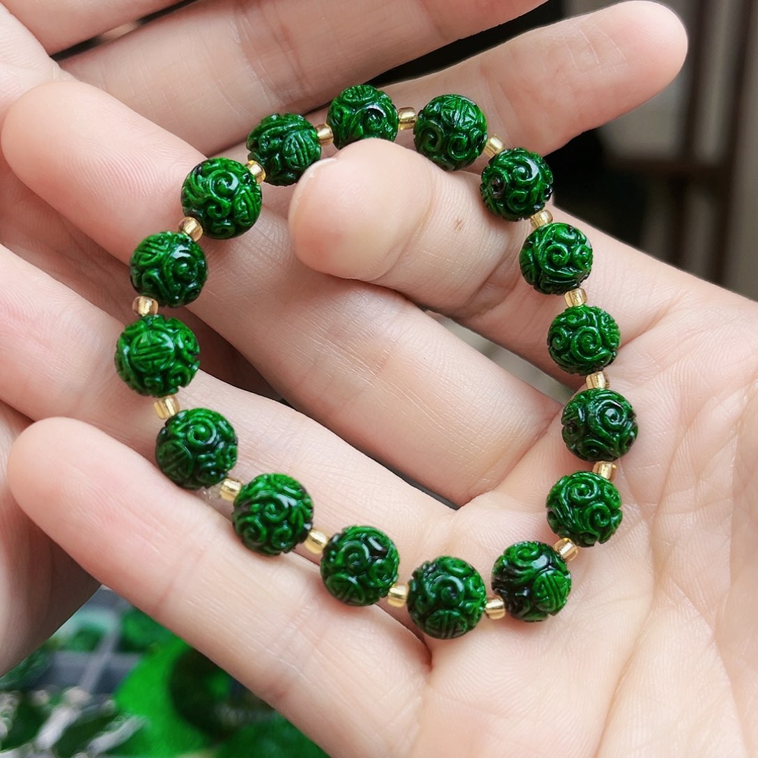 翡翠手链未镶嵌手链