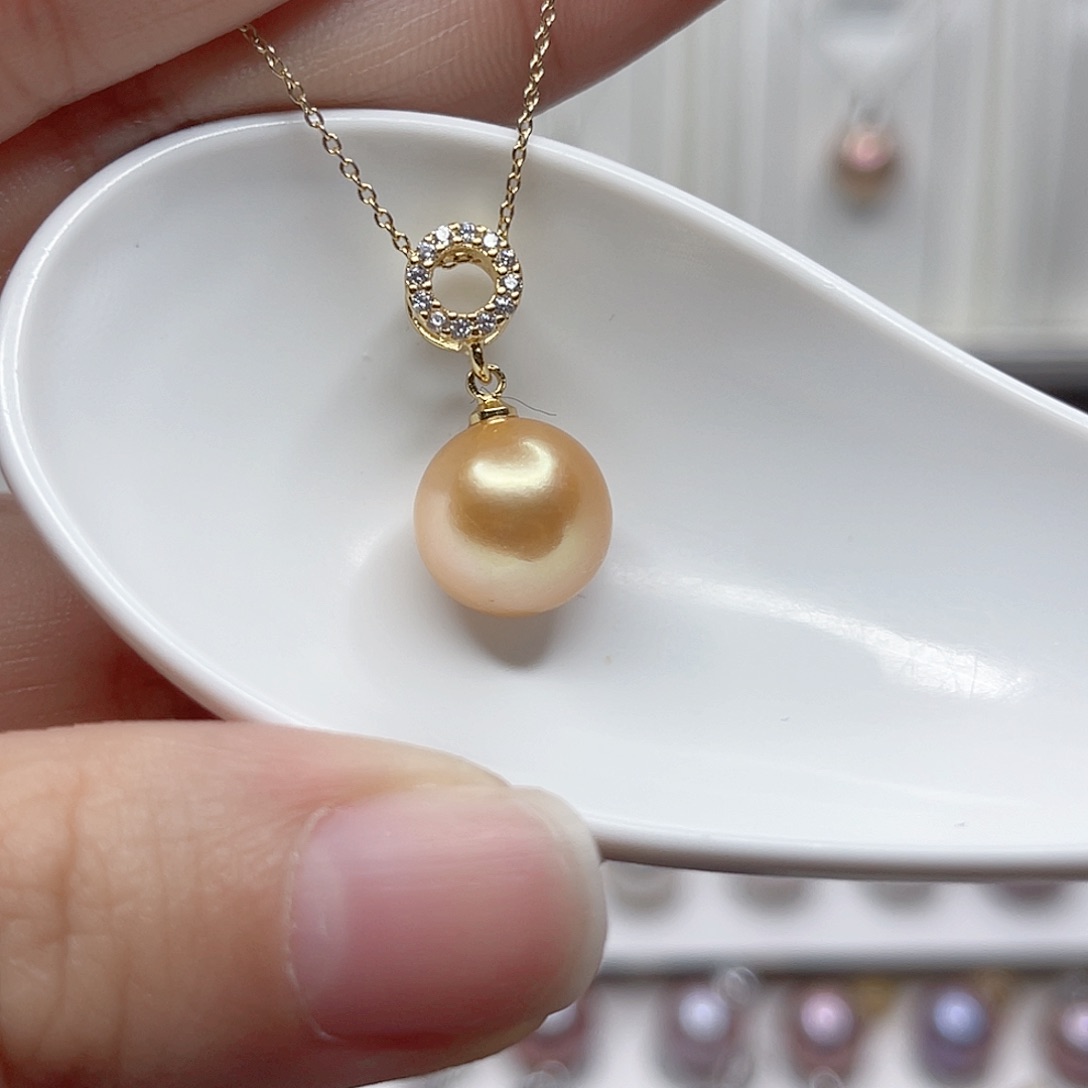 淡水珍珠未镶嵌吊坠(赠链)