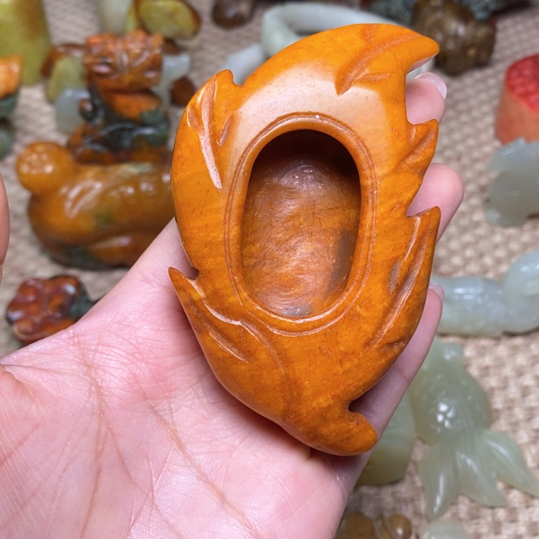 白玉菩提吊坠白玉菩提白玉菩提摆件