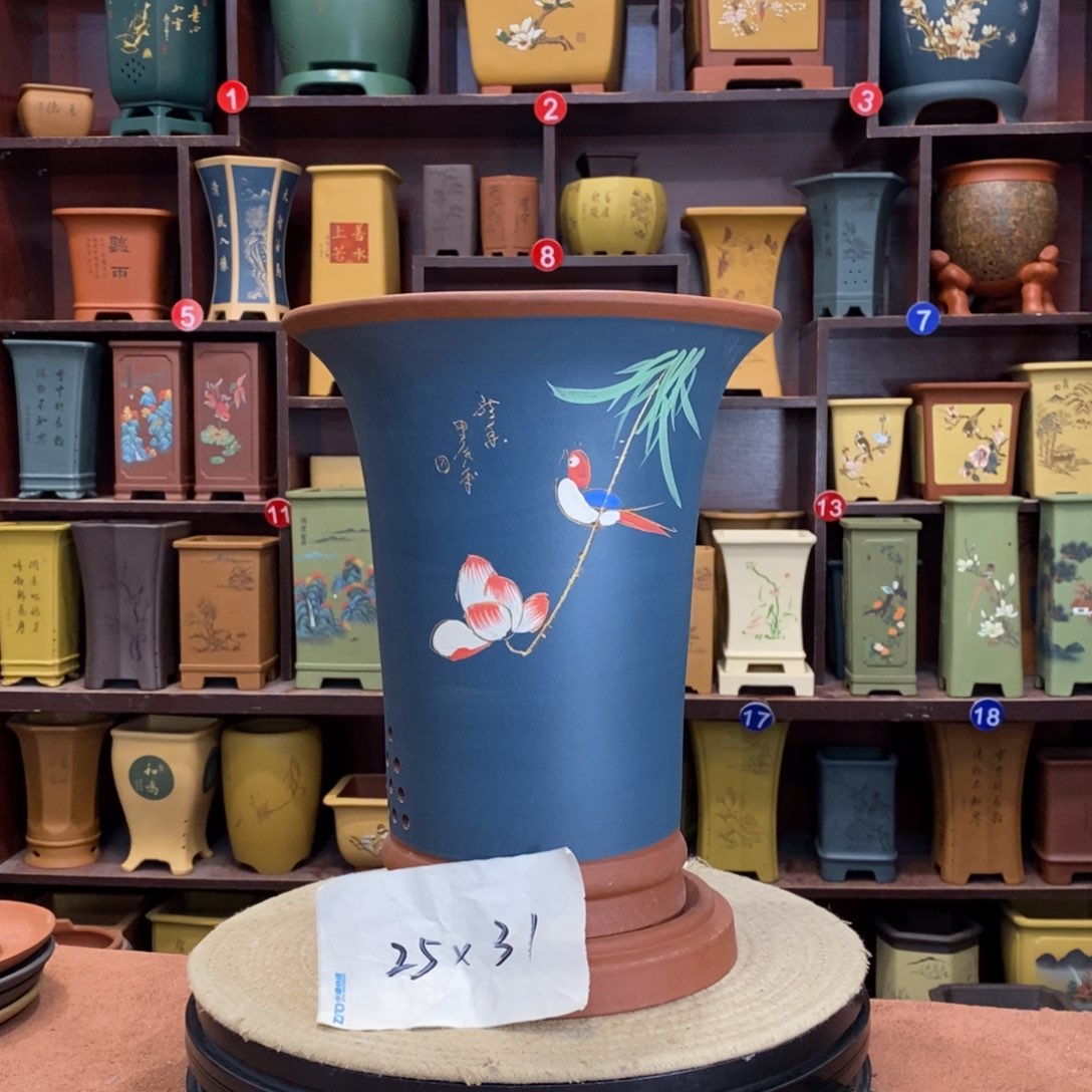 紫砂花盆紫砂艺术