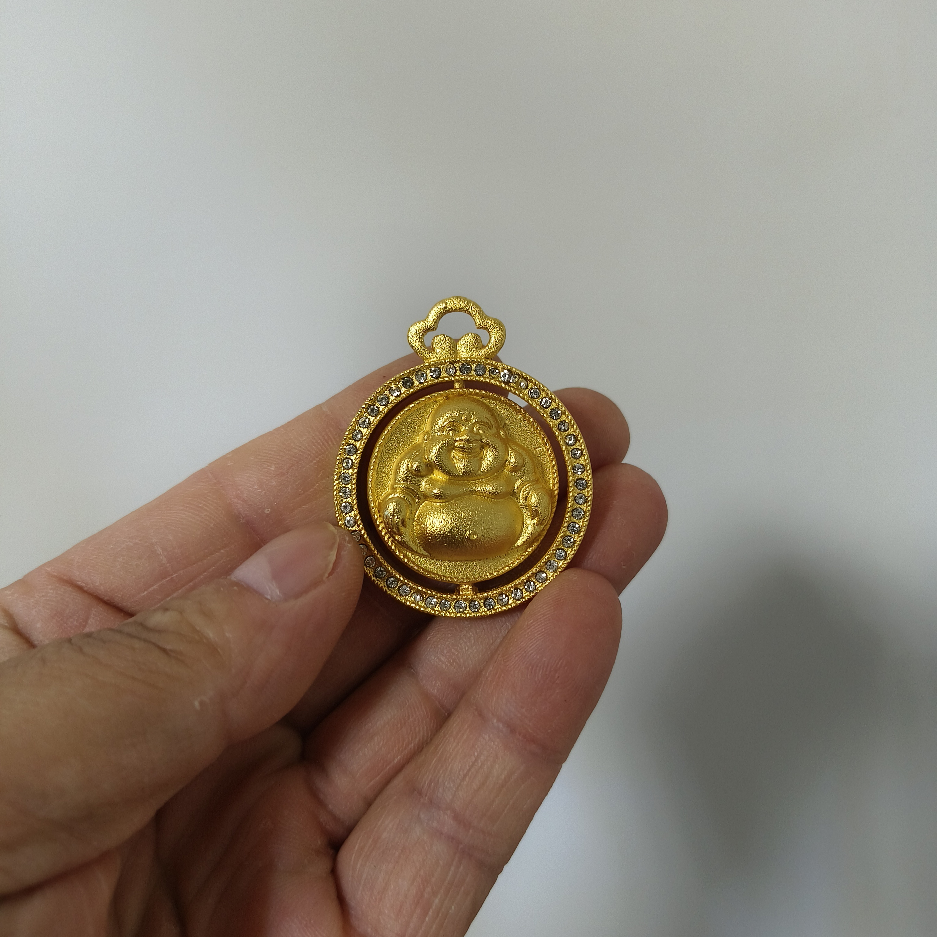 家居饰品现代工艺品DZ02精美摆件当代复古摆件精雕大肚佛吊坠