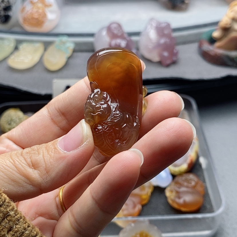 【闪购商品】未镶嵌吊坠定制玛瑙