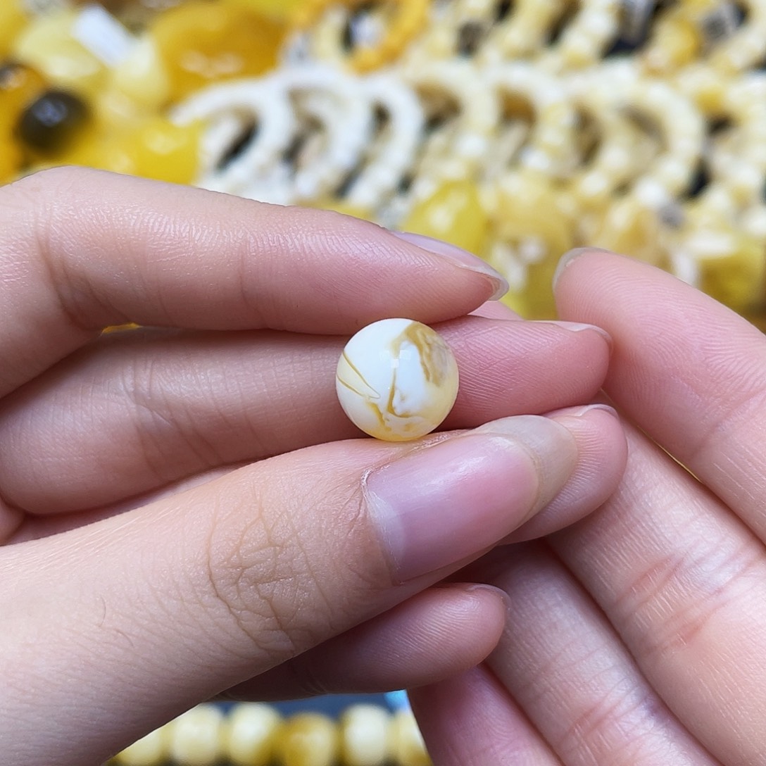 裸石蜜蜡未镶嵌圆珠11.3mm