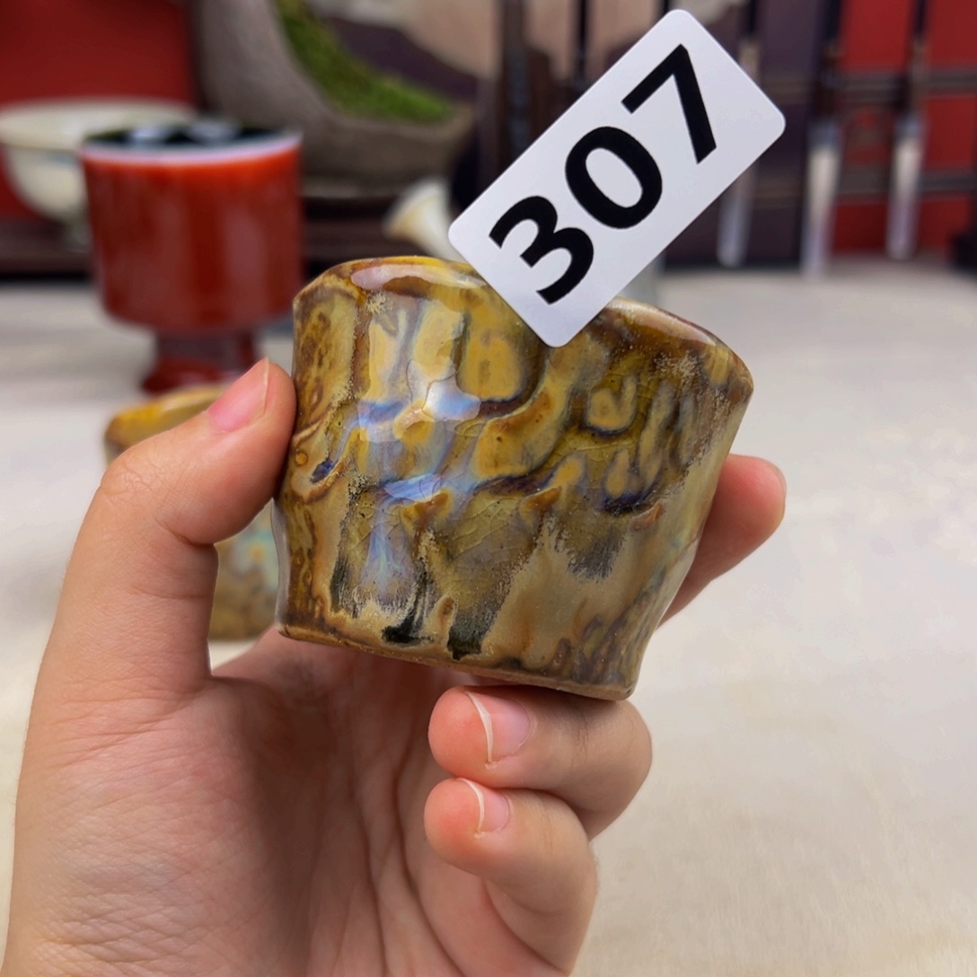 杯子纯手工柴烧主人杯