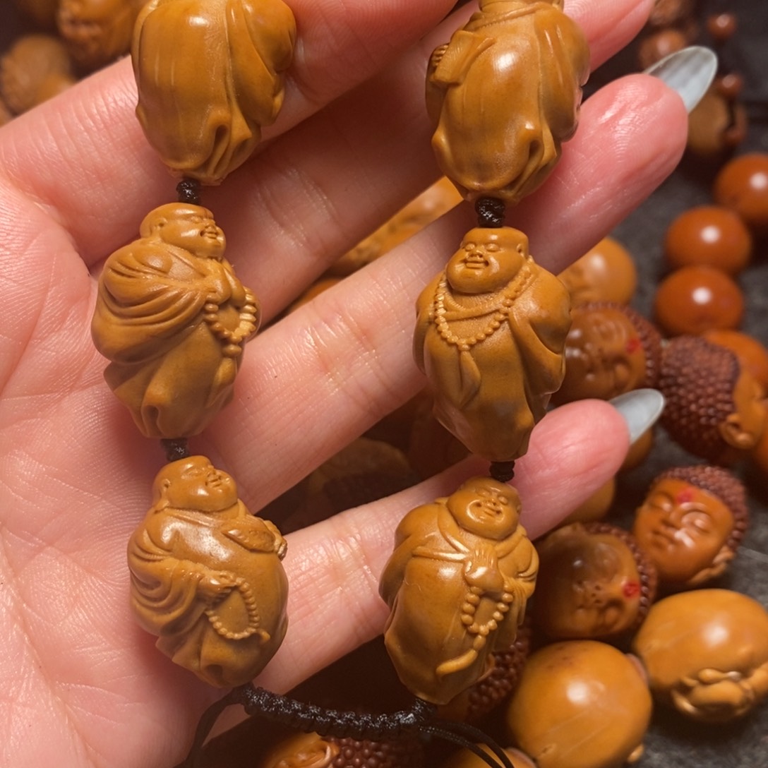 橄榄核手串/手链站立弥勒