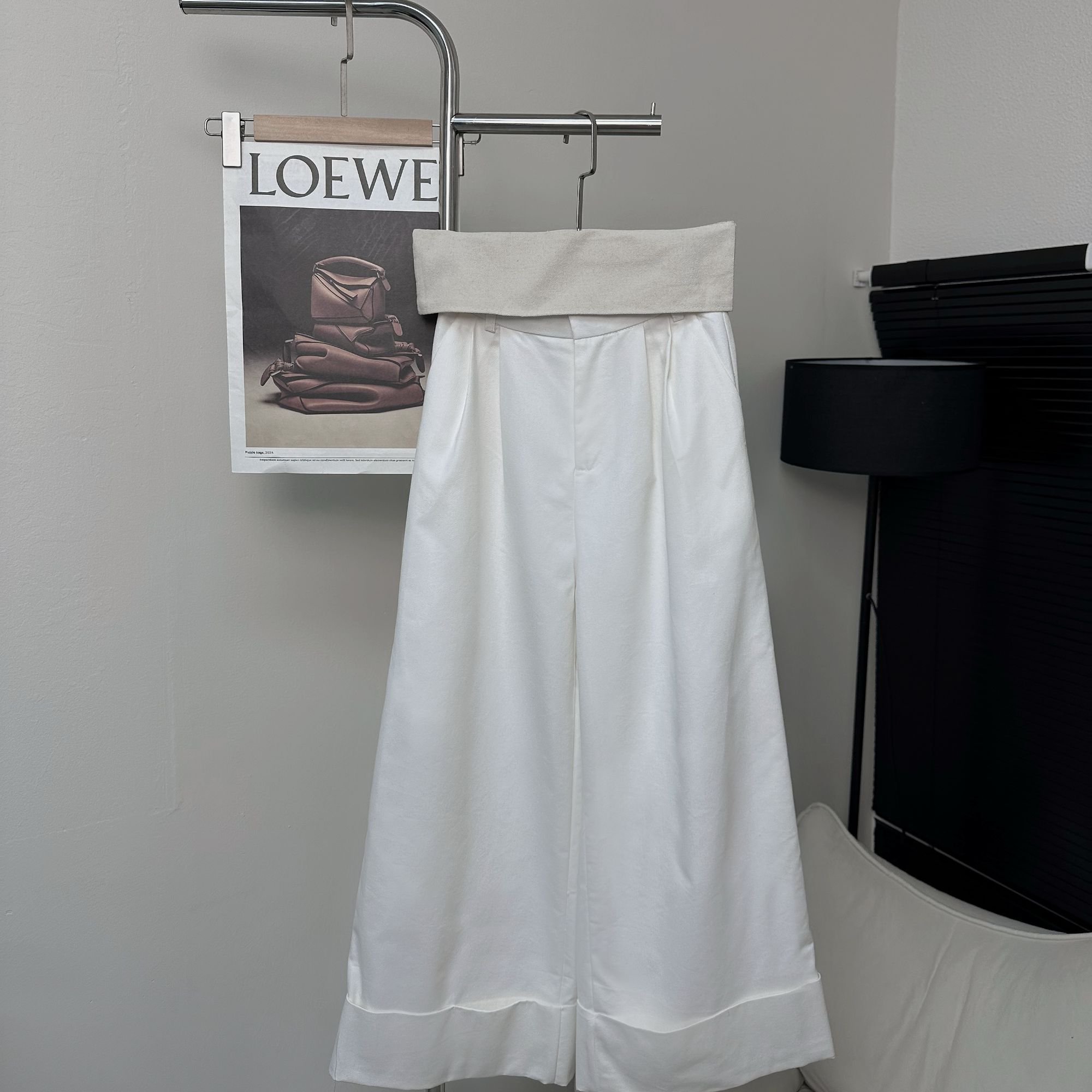 【主播同款】韩系气质休闲百搭卷边裤