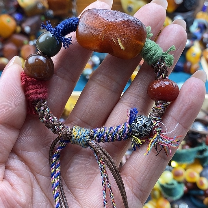 蜜蜡未镶嵌手链手链