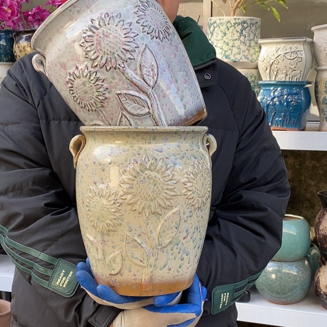 花盆紫砂口口20高25福利俩个