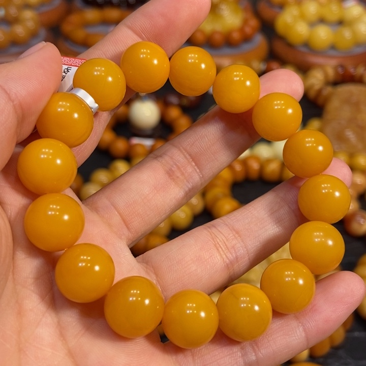 琥珀手链未镶嵌蜜蜡