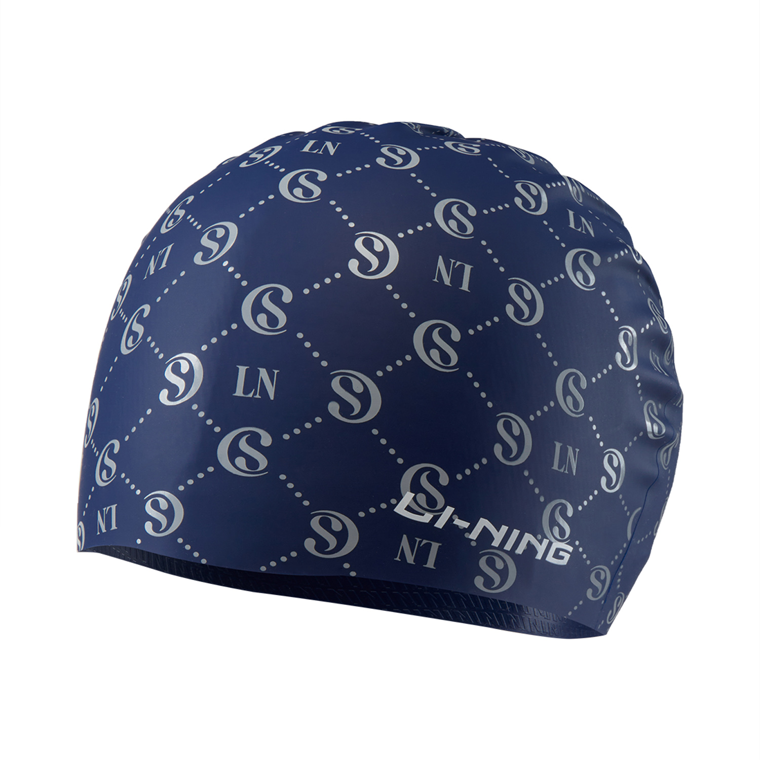 李宁游泳系列成人硅胶印花泳帽ASYU047