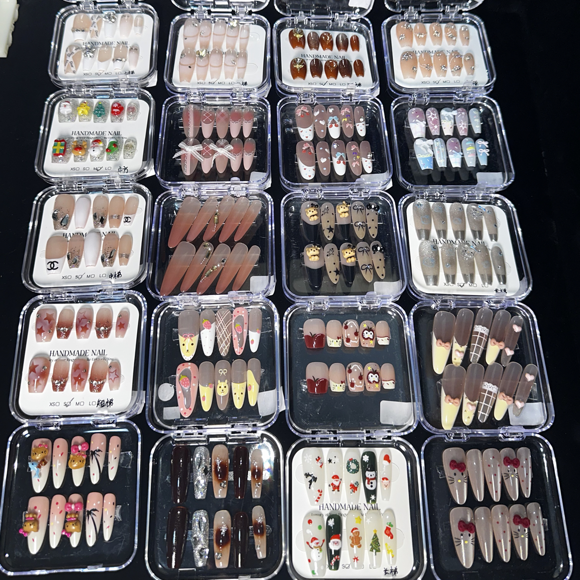 穿戴甲美甲贴片高级感可拆卸网红显白ins风手工设计指甲贴新款