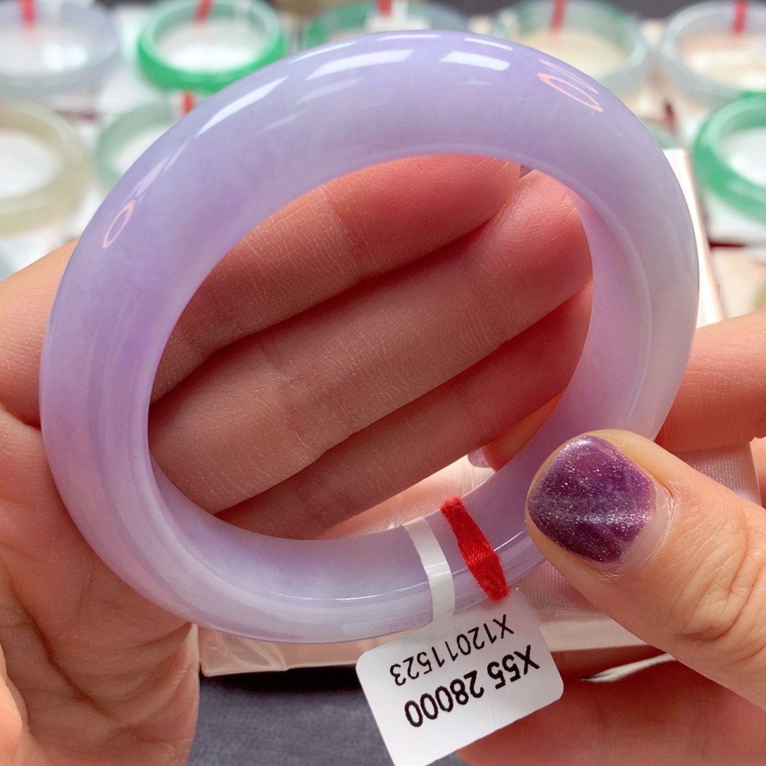 翡翠手镯未镶嵌6号85