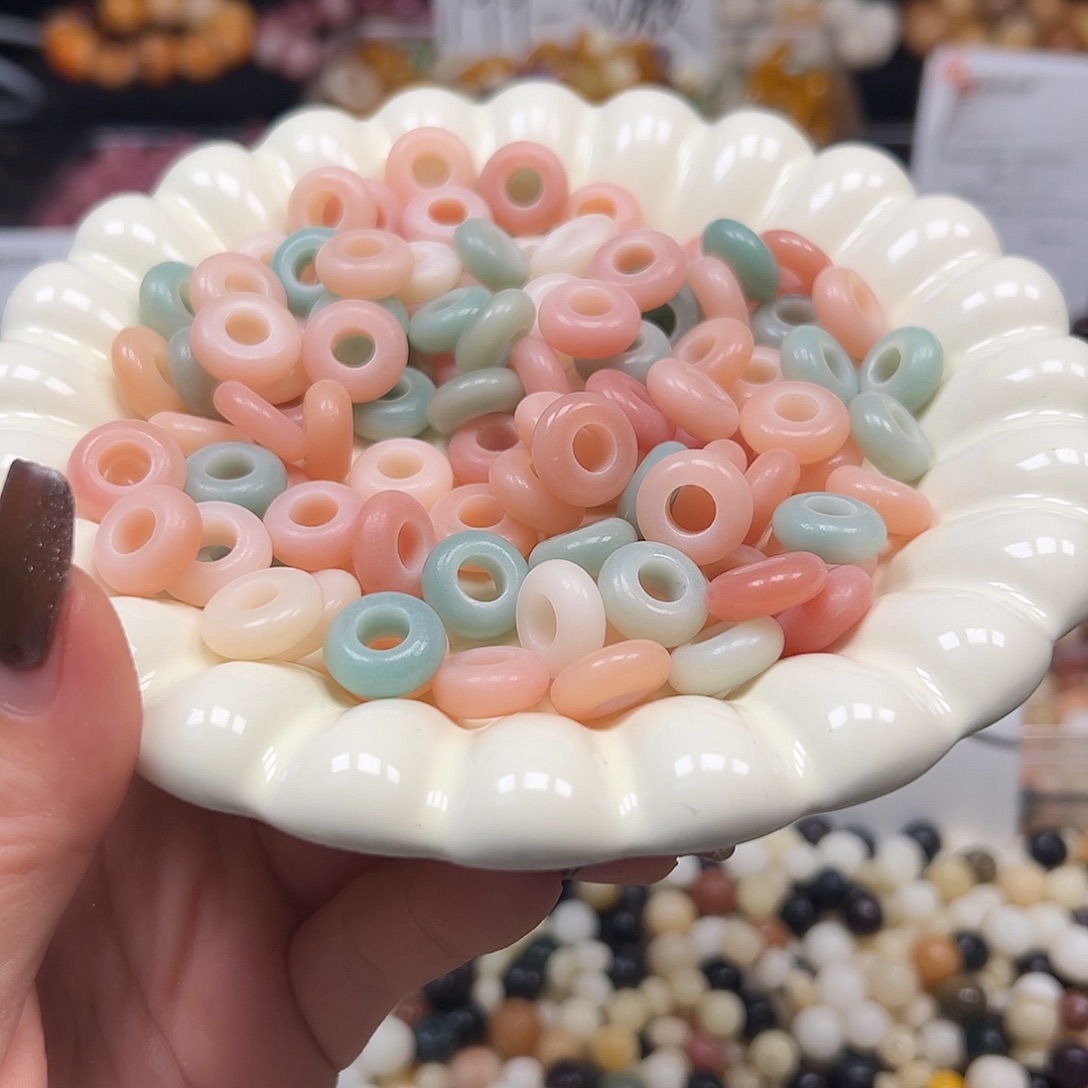 手串菩提根/象牙果马卡龙甜甜圈30颗