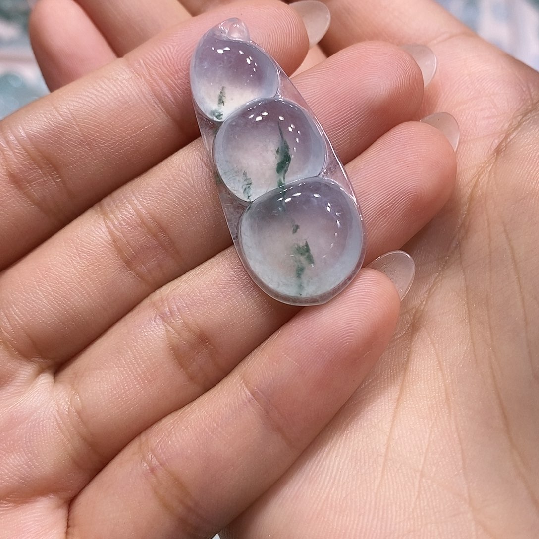 定制翡翠未镶嵌豆子