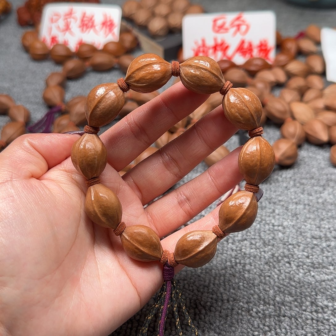 橄榄核手串/手链16*24原生态 铁核