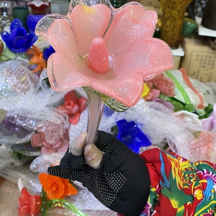 用***0百合花高13厘米左右