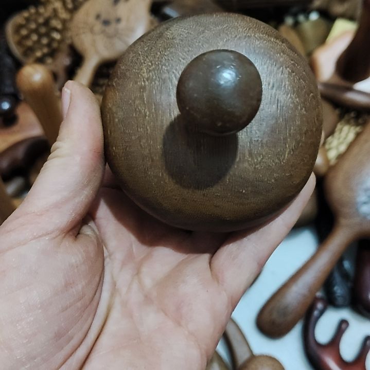 金丝檀圆盘28钉钉梳
